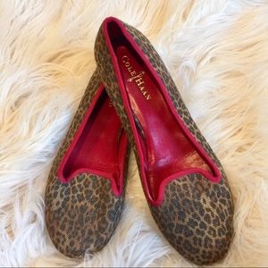 Cole Haan Nike air technology leopard flats